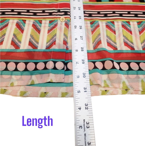 NWT BCBGMAXAZRIA Soft Guatemalan Sheer Sleeveless Collared Button-Up Tunic Sz M - Picture 15 of 15